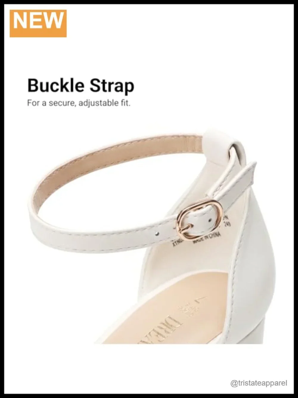 Platform Block Heel Pumps, Chunky Heels, Ankle Strap, Cushioned Insole, PU or